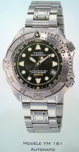 Catalog Info: YEMA Sea Spider (Powered by Seiko 4S15 Mov